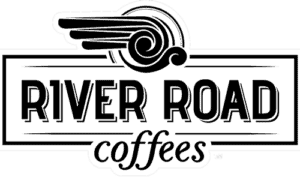 River Road Coffees Black Logo Transparent Background - Design The Planet Client Logo